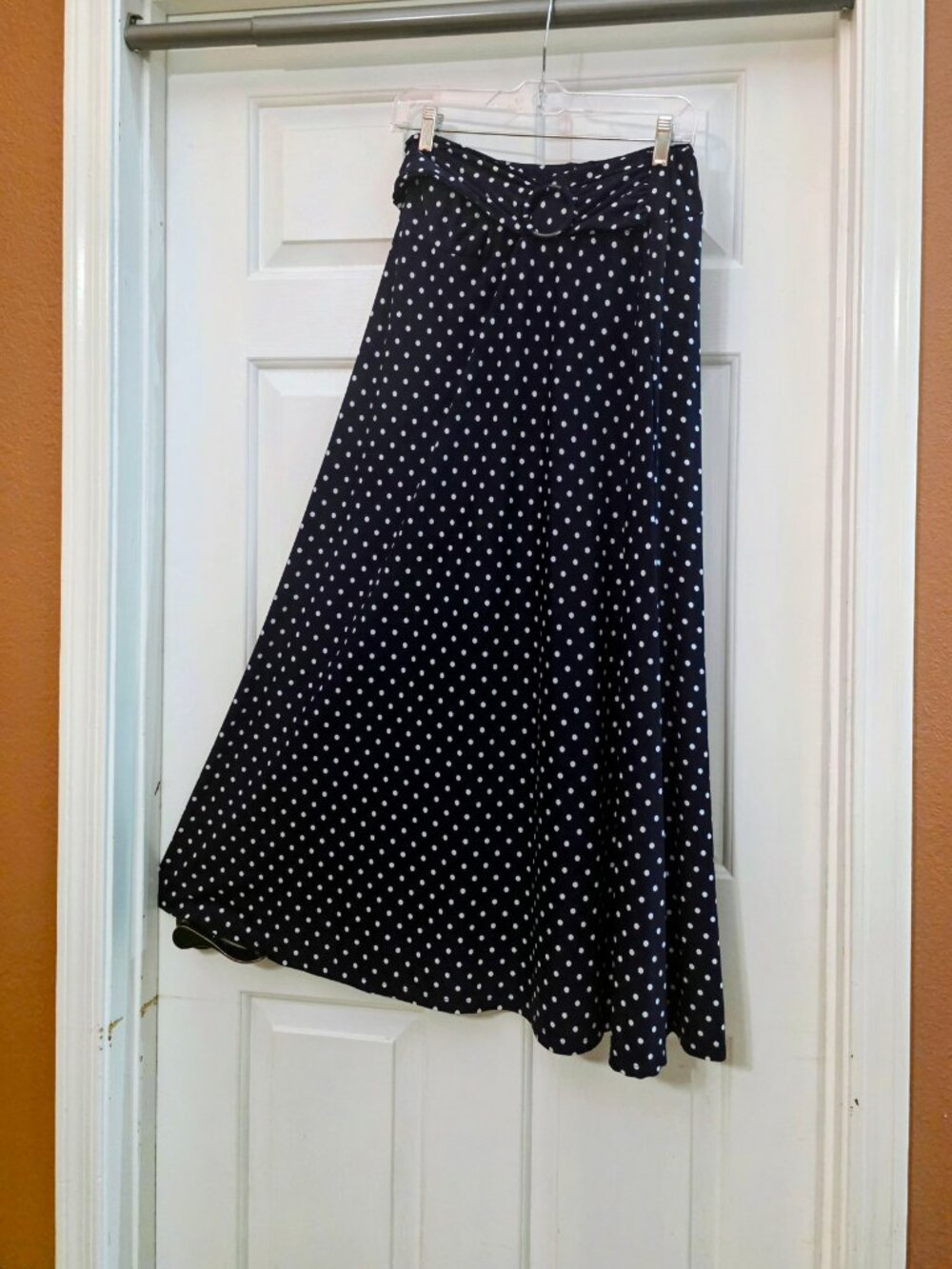 Robert Louis Polka Dot Maxi Skirt